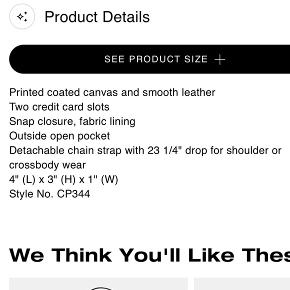 NWT Coach CP344 mini wallet on a chain w/ floral print π€π€π©Ά - Picture 10 of 10